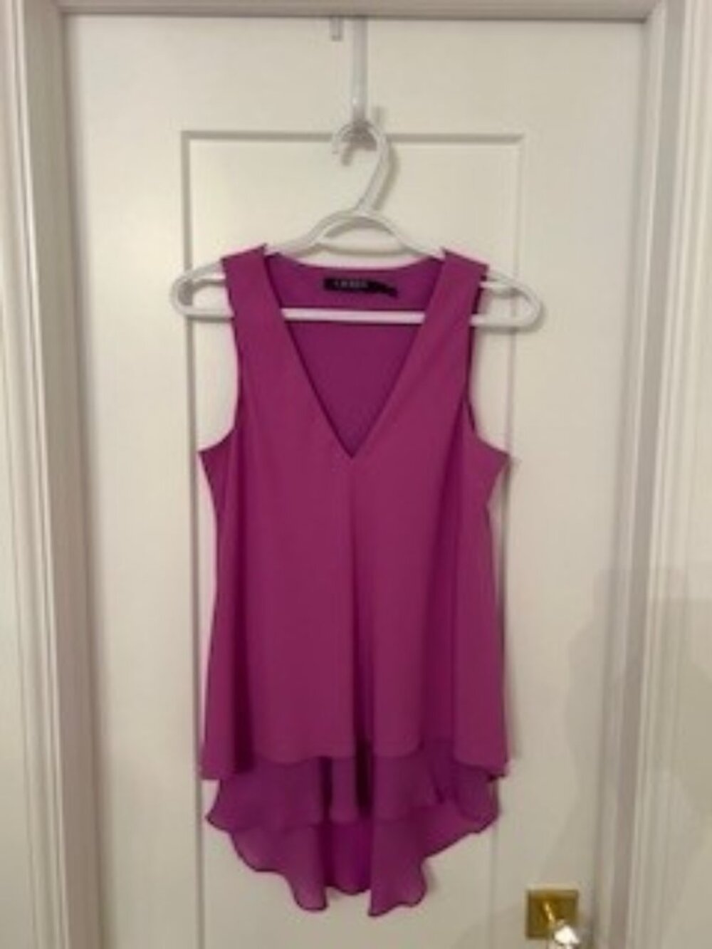 Lauren purple V-neck Tank